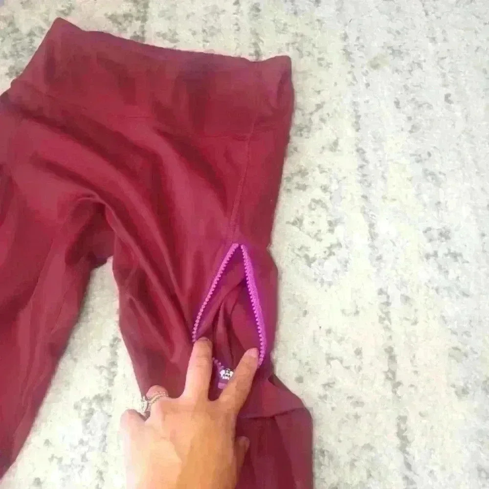 Fabletics Womens Raspberry Trinity High-Waisted Utility Legging S - Picture 7 of 13